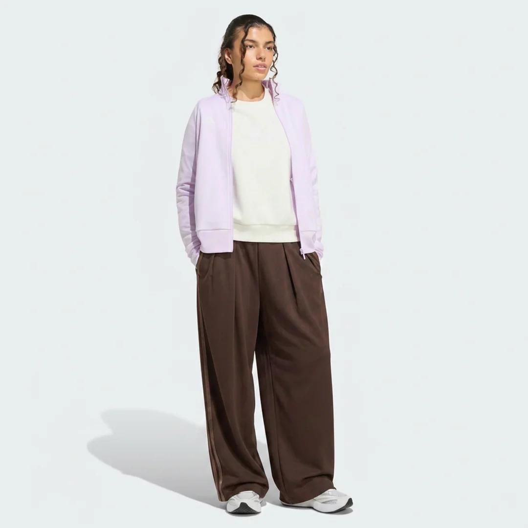 Elara _ Chocolate Brown Wide-Leg Trousers ✦