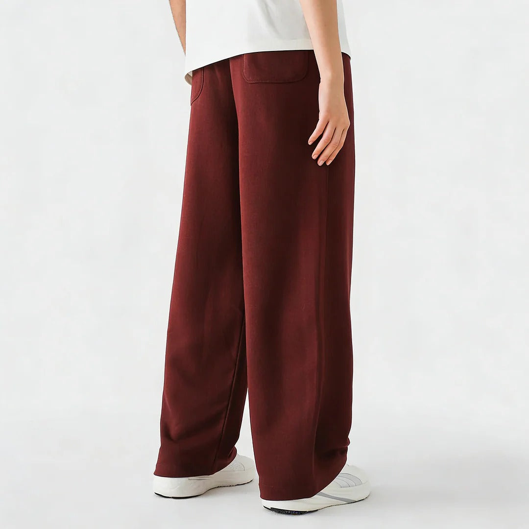 ELARA_MEHROON TROUSER