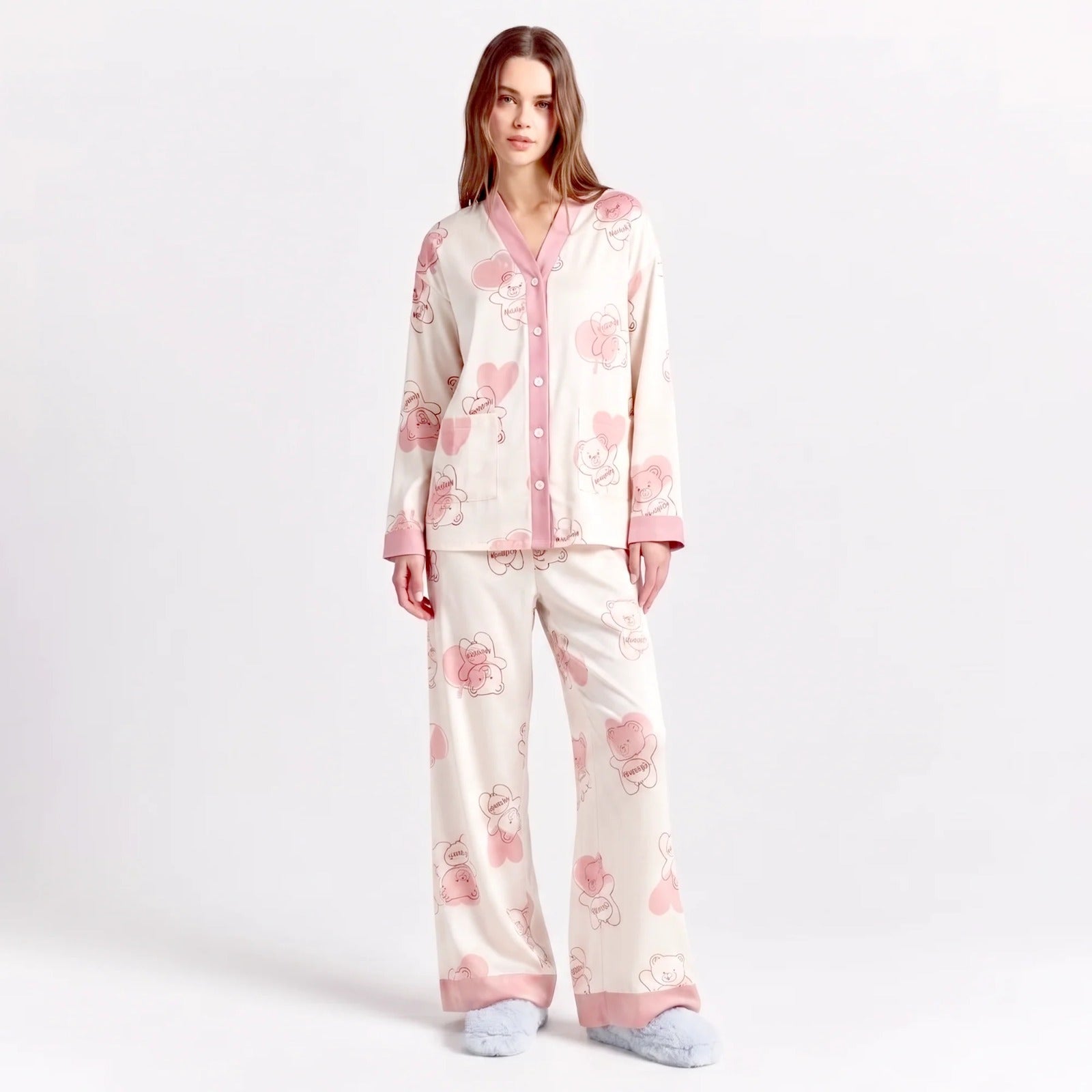 ELARA_ SOFT COTTON PAJAMAS